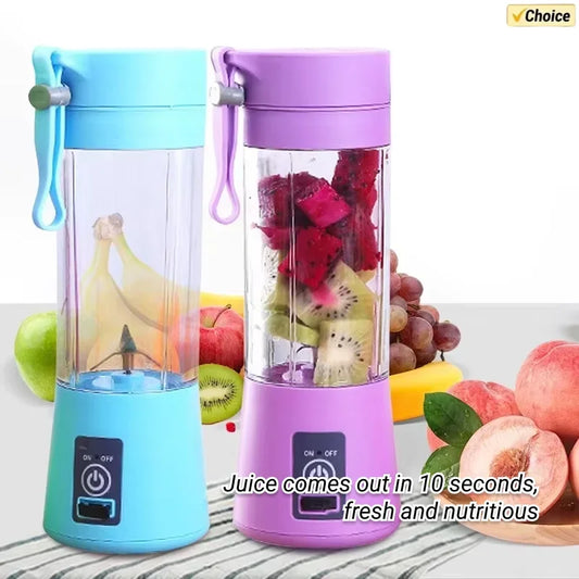 Portable USB Mini Blender – 380ML Smoothie Maker